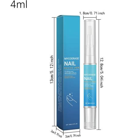 YNPQTDS Toenail Care Pen 4ml Foot Care Damaged Nail Renewal Pen Professional Pedicure Renewal Applicator for Cracked Broken Ingrown Cleaning Repairing Post Manicure - Buy Online on GoSupps.com