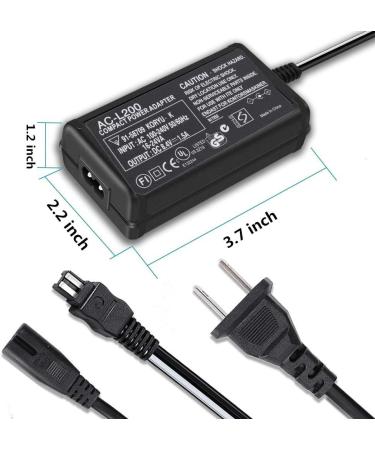 AC-L200 AC Power Adapter Charger for Sony Handycam DCR-SX40/45/60/63/85 & DCR-SR42/45/68 - Buy Online on GoSupps.com