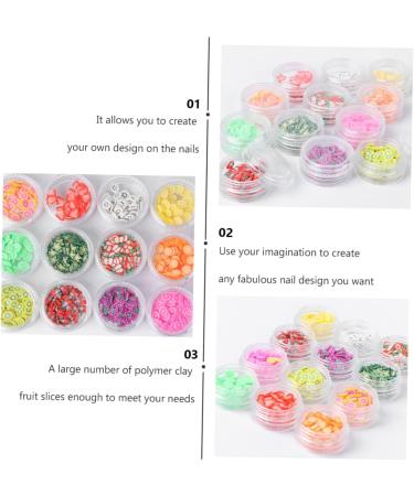 Beavorty 1 Set Clay Fruit Slice Fruit Slices Fruit Nail Art Stickers Nail Stickers Nail Art Decals Fake Sprinkles for Crafts Nail Embellishments Strawberry Stickers Fruit Manicure Decals - Buy Online on GoSupps.com