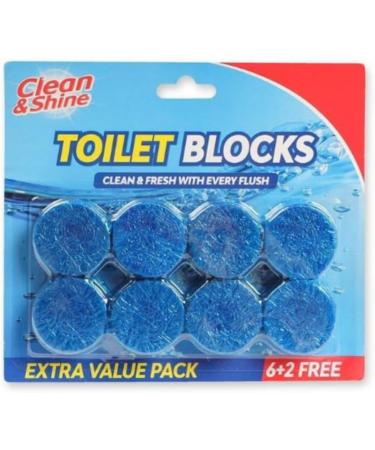 Rim Block for Toilet Anti-Limescale Dirt protection Toilet Rim Block Multipack 6X2 | FabFinds Toilet block 8s (12X Twin Pack Ocean Spray) 1 count (Pack of 12) Ocean Spray - Buy Online on GoSupps.com