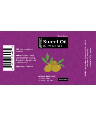 Sweet Oil - Pure All Natural Earwax Removal Oil - 120ml | International Shipping Available - Buy Online on GoSupps.com