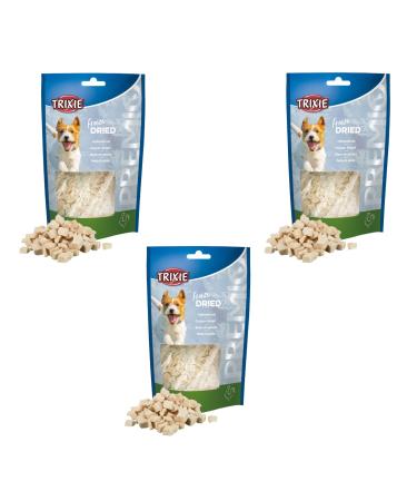 Trixie Freeze Dried Chicken White | Pack of 3 | 3 x 50g | Complementary Food for Dogs | Freeze-Dried Snack | 99% Meat Content