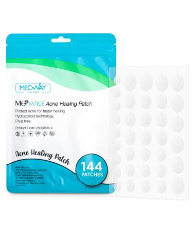 MedVance Advanced Hydrocolloid Acne Patches  Blemish Patches  Hydrocolloid Patches  Zit Patches - Day and Night Use