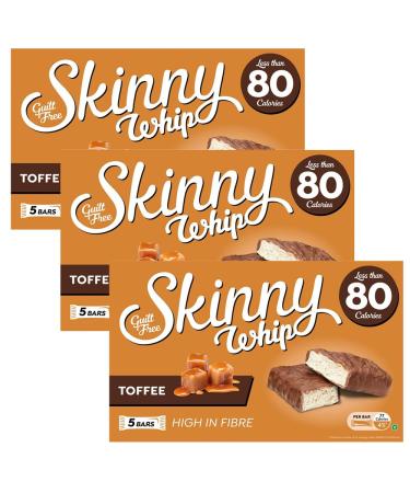 1Pk X 3 Skinny Whip Bars Toffee