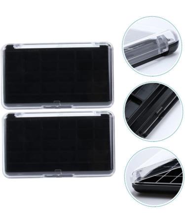 FOMIYES 4 Pcs 24 Empty Eye Shadow Box Eyeshadow Lipstick Plastic Case Cosmetic Case Magnetic Lipstick Box 11.5x6.7cmx2pcs As Shownx2pcs - Buy Online on GoSupps.com