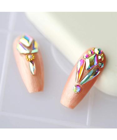 1848 Piece Glitter Stones Set - Self-Adhesive Multi-Size Nail Art & DIY Jewelry Craft - Buy Online on GoSupps.com