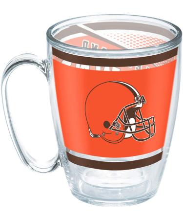Tervis Made in USA Double Walled NFL Cleveland Browns Insulated Tumbler Cup Keeps Drinks Cold & Hot, 16oz Mug - No Lid, Legend Legend 16 oz Mug No Lid