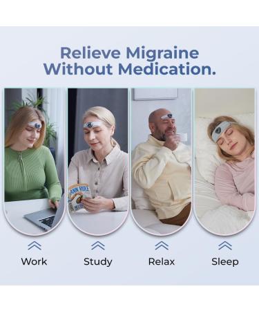 HeadaTerm-2 Migraine Relief Device e-TNS Technology Rechargeable Head Cap Treatment for migraine and Headache Drug-Free Clinically Proven Fast-Acting No Side Effects (1* HeadaTerm 2 +3*Electrodes) 1*HeadaTerm 2 + Standa  - Buy Online on GoSupps.com