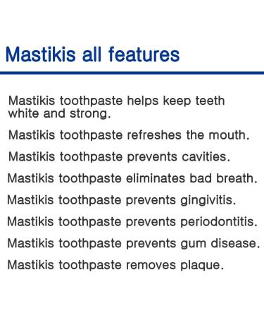 Mastikis Toothpaste 120g - Mastic Oil & Xylitol for Healthy Teeth | 3-Pack - International Shipping Available - Buy Online on GoSupps.com