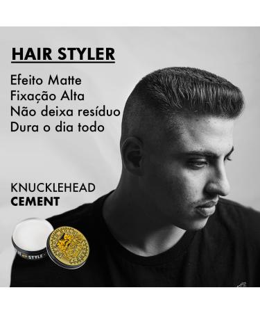 Cement Pomade - Rock-Solid Hold & Matte Finish | Premium Men's Hair Wax | Long-Lasting Flake-Free Beeswax Styling - Buy Online on GoSupps.com