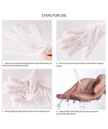 Moisturizing Hand Mask Gloves - 5 Pack for Dry Skin, Anti-Aging, and Nourishing Care - Lavender Scented - Buy Online on GoSupps.com