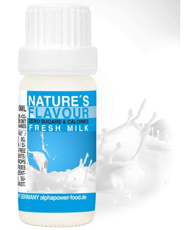 Flavor drops fresh milk flavrops i 100% natural food aroma i taste drops without calories & sugar i baking aromas taste for water curd 100% natural milk aroma flavor drops 10 ml content content