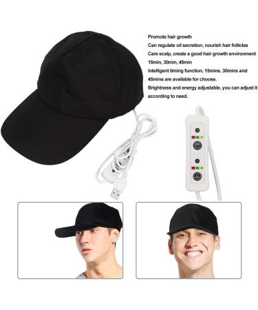 94pcs Lamp Beads Hair Growth Hat | Household Hair Loss Treatment | Oil Control Cap | Regrowth Therapy Helmet - Black - Buy Online on GoSupps.com