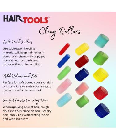 Hair Tools Cling Rollers. Self Grip Hair Roller Set. Volume Rollers For Curling And Styling Hair. Use On Wet Or Dry Hair. Salon Hairdressing Curlers For Long Or Short Hair (12 Pack x 44mm) 44mm (Pink) - Buy Online on GoSupps.com