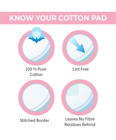 Nykaa Naturals Cotton Pads - 80 Pc | Perfect for Makeup Removal Nail Care & Toners | No Residue Soft & Absorbent - Buy Online on GoSupps.com
