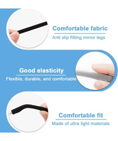 Ucunjia Glasses Brick Coating - 6 Pairs Anti-Slip Hinge Glasses for Myopia & Sunglasses - Soft & Comfortable Ear Protection - Buy Online on GoSupps.com