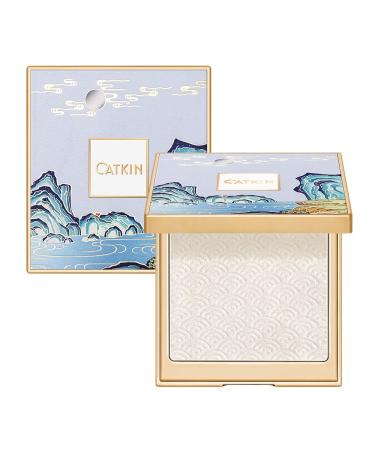 CATKIN Face Highlighter Makeup Champagne Shimmer Pearls Contour Translucent Pearl Shading Makeup Palette Powder Shine Ultra-Smooth Radiant Illuminator For Face Cheekbone C01