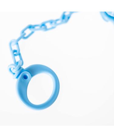Disney Baby Pacifier Chain with Clip & Box - Mickey Mouse Sky Blue Gift for Baptism & Birthday - Buy Online on GoSupps.com