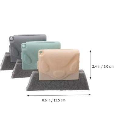 MarryLee Bear paw Creative Window Cleaning Slot Cleaning Tool To Sweep The Groove Small Brush (Gray) Grey - Buy Online on GoSupps.com