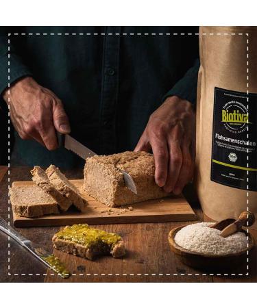 Buy Organic Psyllium Shells 99% Purity 2kg - Rich in Fiber | Tested Food Quality | Biotiva - Bottled in Germany - Buy Online on GoSupps.com
