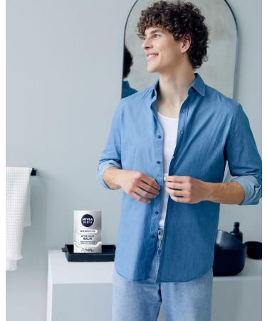 NIVEA Polish NIVEA MEN Silver Protect Aftershavebalsem 100 ml - Buy Online on GoSupps.com