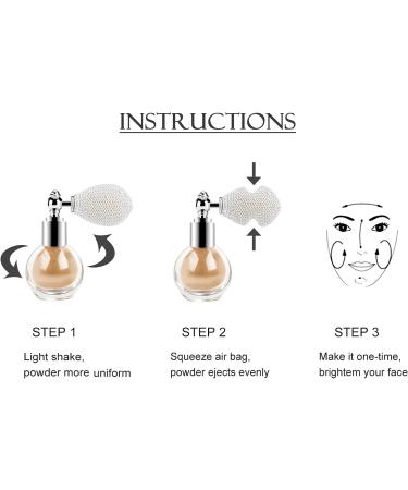 Shimmering Champagne Glitter Spray Powder for Makeup - Face, Body, Hair, Nails - Buy Online on GoSupps.com