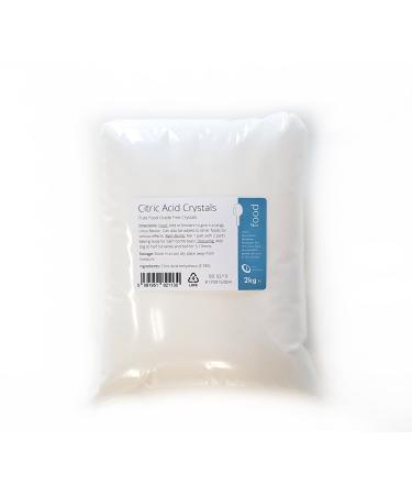 Citric Acid 2kg - 100% Pure Food Grade Fine Crystals