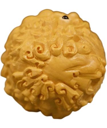 Lurrose 5-St Ornament - Chinese Feng Shui Peach Wood Bagua Decoration Key Rings & Coin Boxwood Massage - Buy Online on GoSupps.com