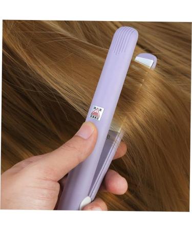 Professional Hair Straightener & Curling Iron - Adjustable Temperature Flat Iron with Ceramic Tourmaline Plate - Light Purple - 4 Colors Available | Shop Internationally - Buy Online on GoSupps.com
