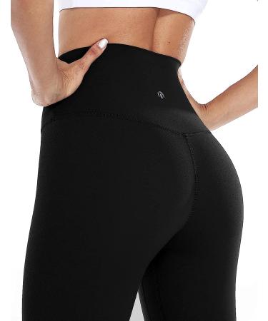 HeyNuts Women's High Waisted Yoga Leggings - 28'' Medium Black - Buy Online on GoSupps.com