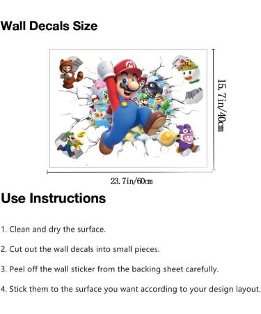 Cartoon Wall Stickers | Self-Adhesive Boys Girls Wall Decal for Bedroom | Size 40X60cm | Hotel Decor - LXJYMFZI X04 - Buy Online on GoSupps.com