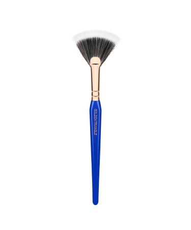 Bdellium Tools Professional Makeup Brush - Golden Triangle 925 Duo Fibre Fan | Vegan Soft Synthetic Fibers | Lightweight Application & Highlighting (Blue 1pc - Buy Online on GoSupps.com