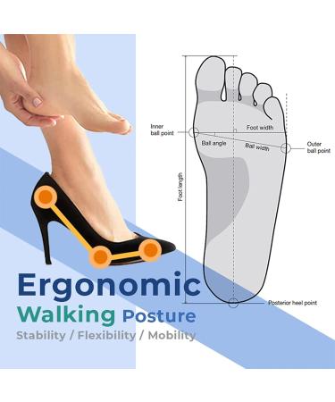 Ergoic Anti-Bale Hornness Socks - Orthopedic Compression Stockings for Relief from Bunion Pain - 10 Pack Black & Skin - Buy Online on GoSupps.com