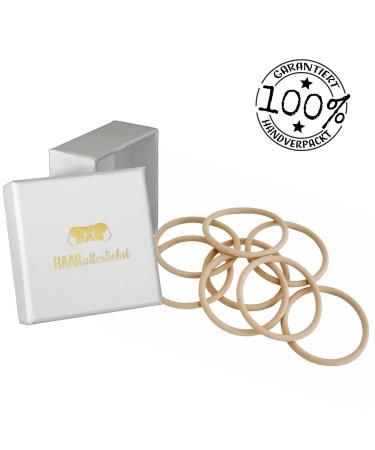 Haarlersliebst Unisex Silicone Hair Ties (9 Pieces) - Premium Ultra Strong Hold Hair Accessories - Ideal for Men Women & Kids - Includes White Storage Box - Buy Online on GoSupps.com