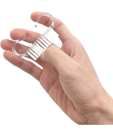 3 Piece Transparent Nail Cleaning Brush Set - Fingernail Scrubbing Hand Brush - Buy Online on GoSupps.com
