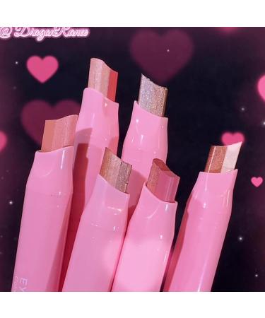 Double Colors Eyeshadow Stick - Eye Shadow - Eye Shadow Pencil Stick Shimmer Eyeshadow Crayon Set for Friends Family  - Buy Online on GoSupps.com
