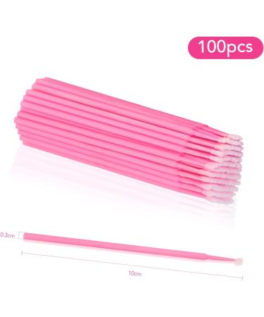 LUOCAI Micro Applicators Brushes - 100PCS Disposable Eyelash Extension Brushes - Buy Online on GoSupps.com