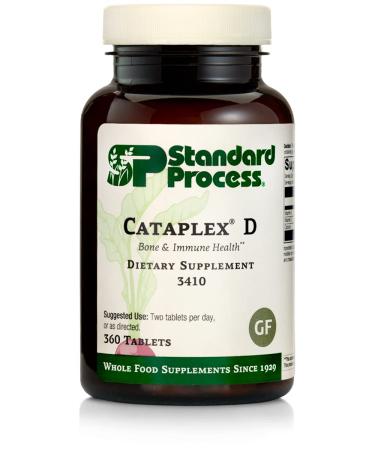 Standard Process Cataplex D - Whole Food Immune Support Digestive Health Bone Strength and Bone Health with Cholecalciferol Calcium Lactate and Ascorbic Acid - Vegetarian - 360 Tablets - Buy Online on GoSupps.com