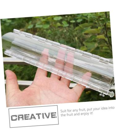 SUPVOX 2pcs Fruit Shaping Mold Watermelon Gardening Supplies Transparent Color 21x4cm - Buy Online on GoSupps.com