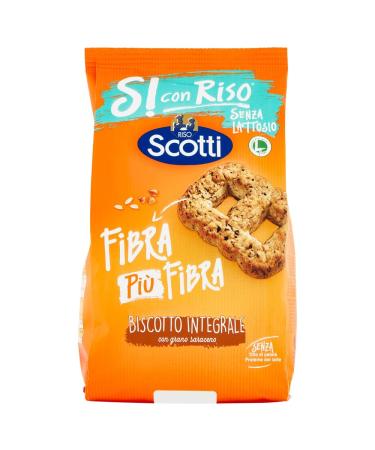 Italian Gourmet E.R. Scotti Si Rice with Rice Biscuit Whole Grain Biscuit Whole Grains Lactose Free Palm Oil Free Milk Protein Free 350g Bag
