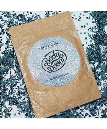 BodyBoom Coffee Body Scrub with Active Charcoal | Exfoliating & Detoxifying 100g | Buy Internationally - Buy Online on GoSupps.com