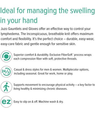 Juzo 20-30 mmHg Soft Seamless Glove - Right Beige XL | Comfortable Compression | International Shipping Available - Buy Online on GoSupps.com