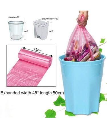 100Pcs Trash Bags Durable PE Garbage Bag Ultra Strong PE Clear Rubbish Organizer Pouch Home Kitchen Litter Bag (Gray) - Buy Online on GoSupps.com