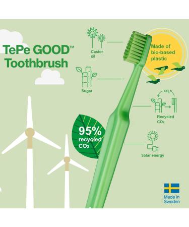TePe Compact Soft Toothbrush - Green 14g | Best International Shipping eCommerce - Buy Online on GoSupps.com