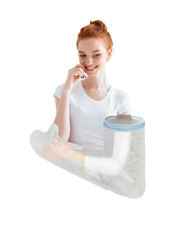 Arm Cast Covers for Shower Adult Full Arm Bath Shower Protector Waterproof Cast Shower Bag for Arm Bandage Surgery and Wound