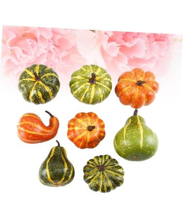 Ciieeo 8pcs Pumpkin Decor Halloween Pumpkin Halloween Fake Fruit Fall Pumpkins Decoration Foam Pumpkin Halloween Mini Pumpkin Microgreens Water Bird Whistle Decorate Artificial - Buy Online on GoSupps.com