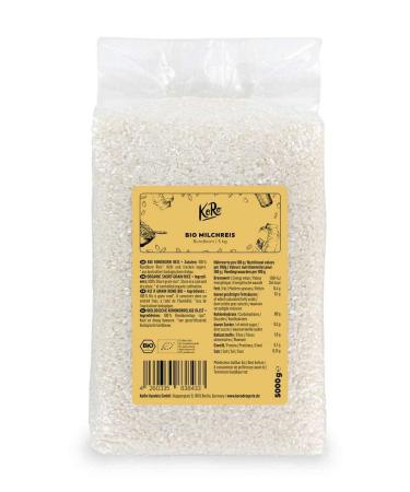 KoRo - Organic round rice 5 kg - value pack Round grain sticky rice from 100% organic farming without additives
