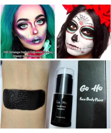 Go Ho Cream Sky Blue Blendable Stick - 1.06 oz - Light Blue Face & Body Paint Stick for Professional SFX Makeup - Buy Online on GoSupps.com