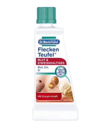 Dr.Beckmann stainfish blood & protein -containing |Special spots remover against blood stains ice and sperm stains and much more50 ml 50 ml (1 -pack) blood & protein -containing single - Buy Online on GoSupps.com