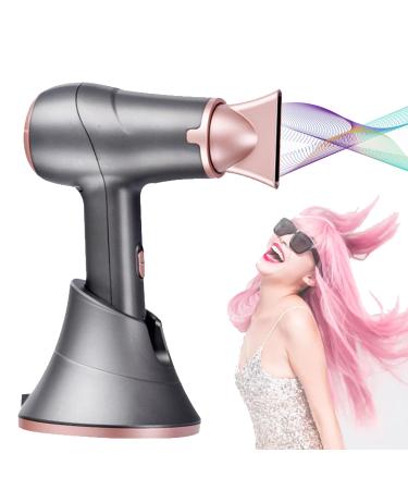 Cordless Portable Blow Hair Dryer Battery Operated Hair Dryer with Quick Charging Base Hot/Cold Wind Low Noise Hair Care Blow Dryers Christmas Gifts for Women